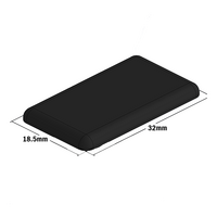 60-040-1 MODULAR SOLUTIONS POLYAMIDE PART END CAP 32MM X 18.5MM BLACK